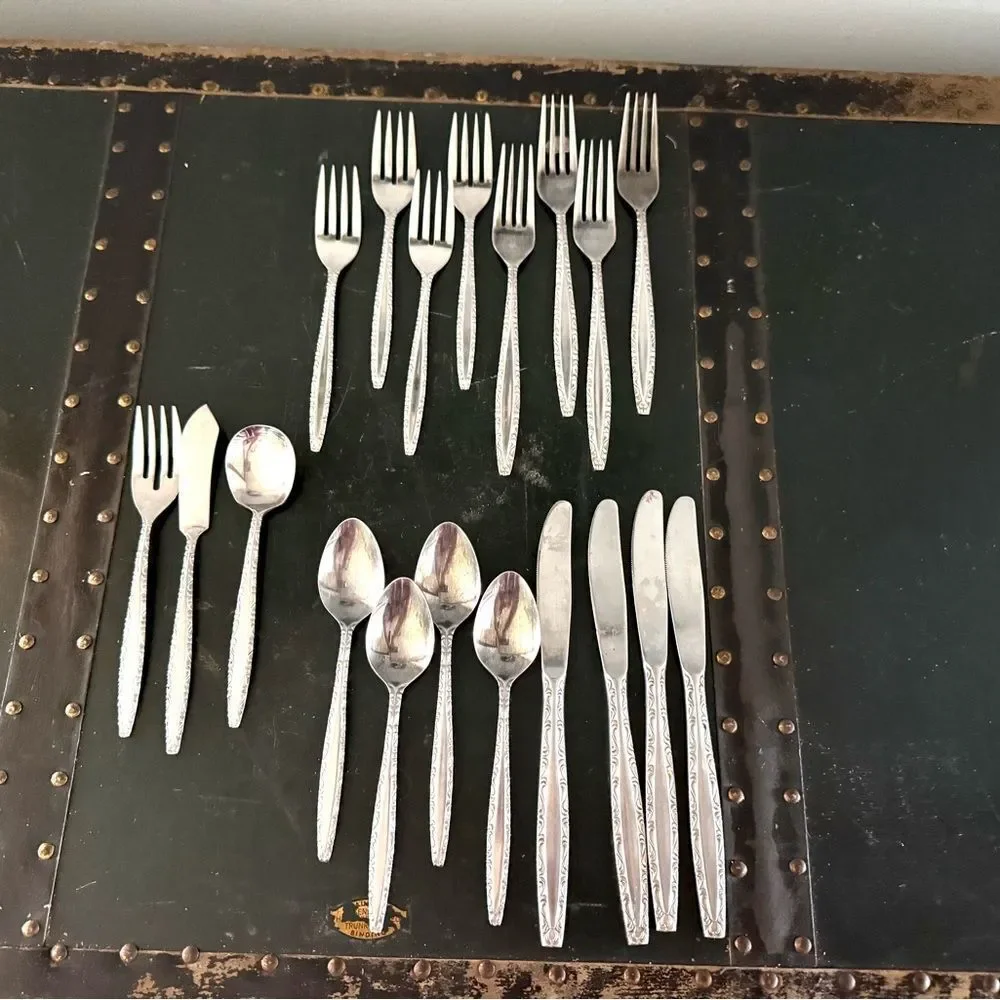 Vintage Stainless Flatware Japan 19 Pc. Lot
